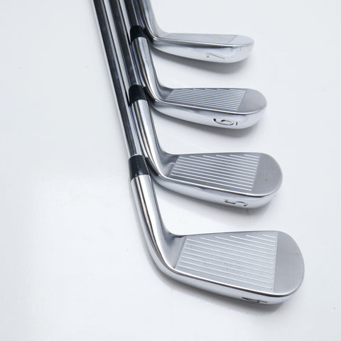 Used Titleist 620 CB Iron Set / 4 - PW / X-Stiff Flex / Left-Handed