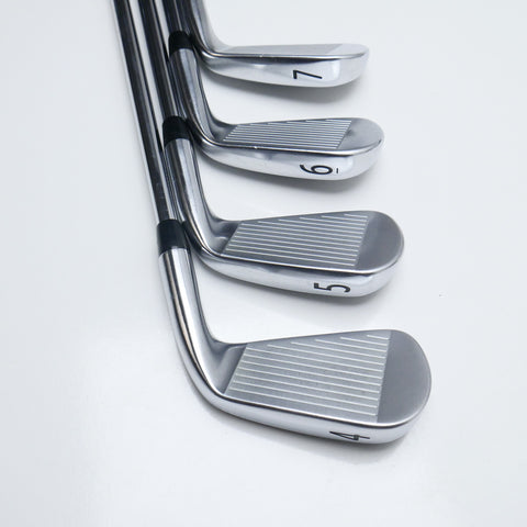 Used Titleist 620 CB Iron Set / 4 - PW / X-Stiff Flex / Left-Handed