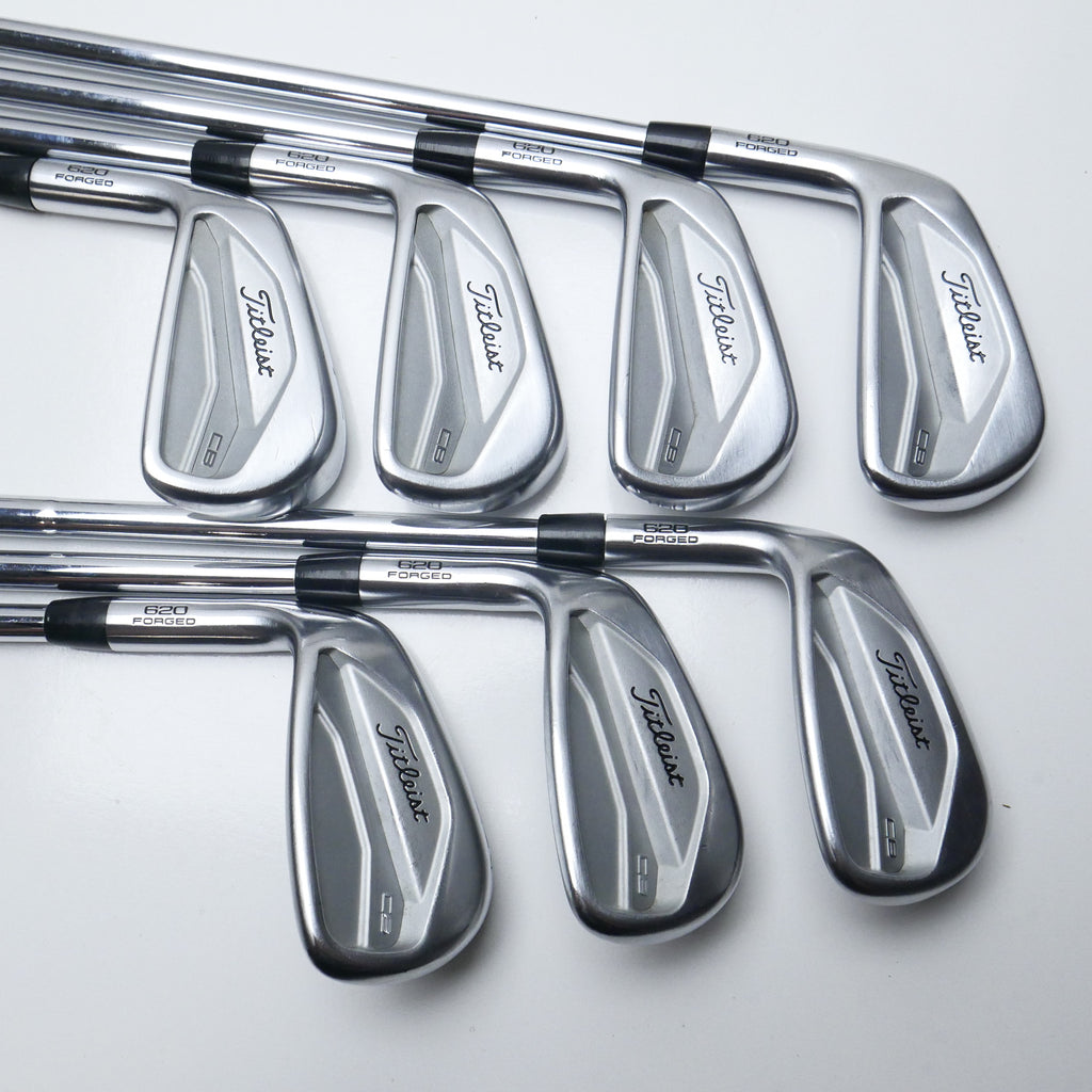 Used Titleist 620 CB Iron Set / 4 - PW / X-Stiff Flex / Left-Handed