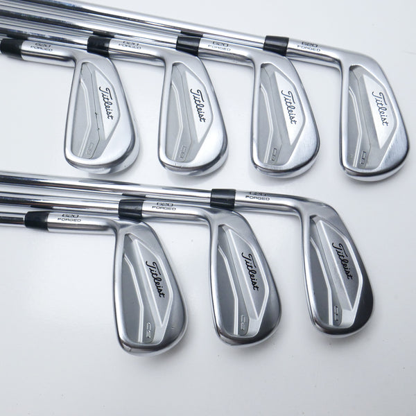 Used Titleist 620 CB Iron Set / 4 - PW / X-Stiff Flex / Left-Handed
