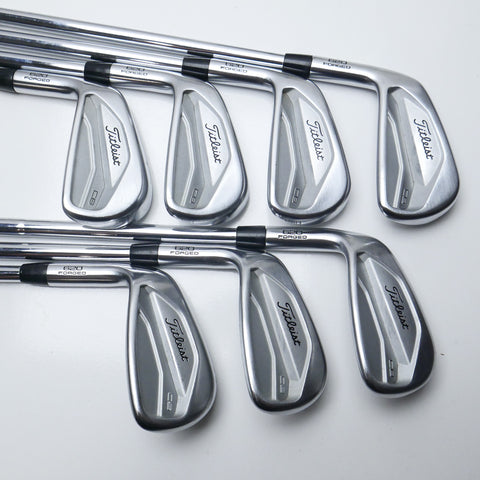 Used Titleist 620 CB Iron Set / 4 - PW / X-Stiff Flex / Left-Handed