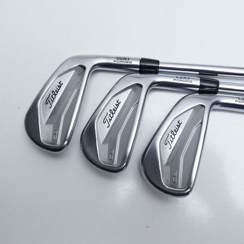 Used Titleist 620 CB Iron Set / 5 - PW / Stiff Flex