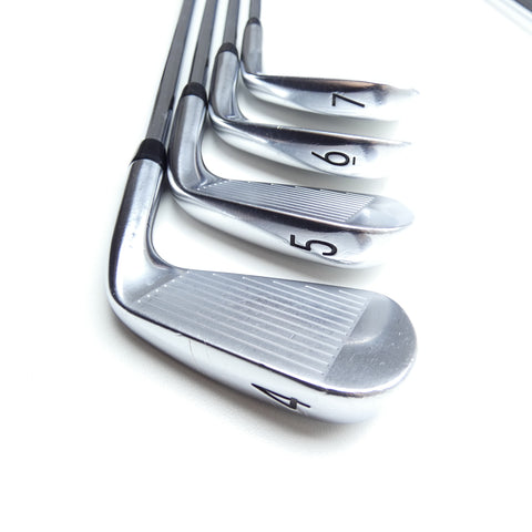 Used Titleist 620 MB Iron Set / 4 - PW / Stiff Flex / Left-Handed