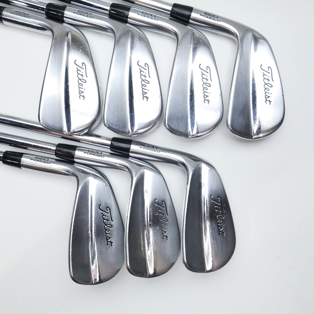 Used Titleist 620 MB Iron Set / 4 - PW / Stiff Flex / Left-Handed