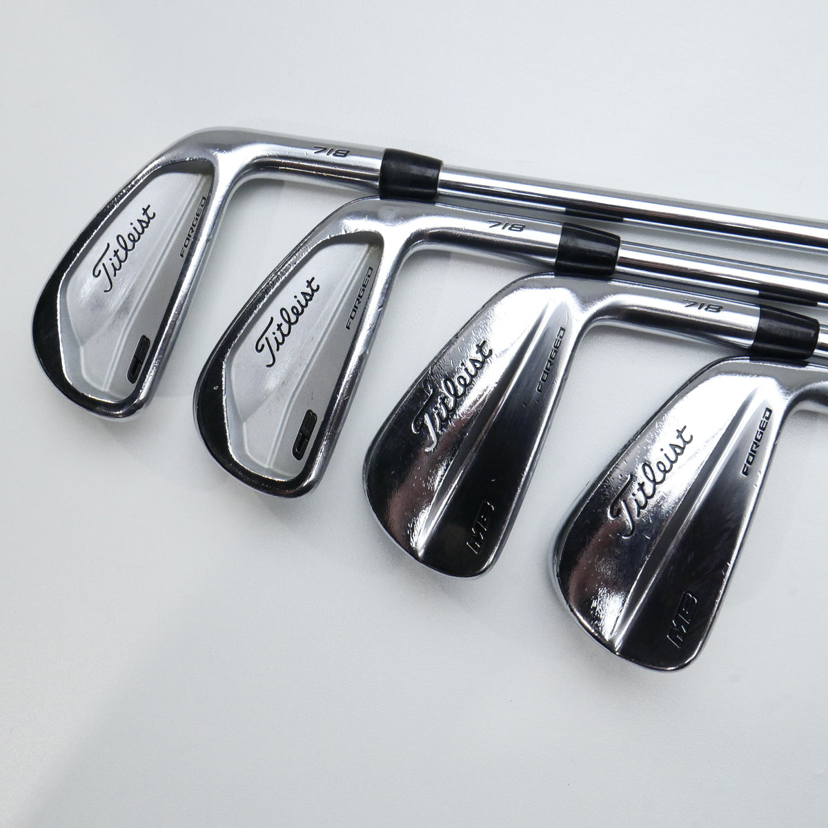 Used Titleist 718 CB & 718 MB Iron Set / 4 - PW / Regular Flex