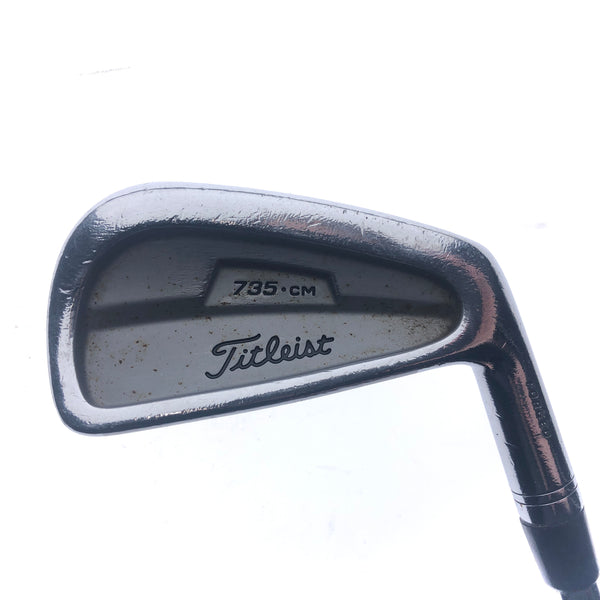 Used Titleist 735.CM Chrome 4 Iron / 25 Degrees / Stiff Flex