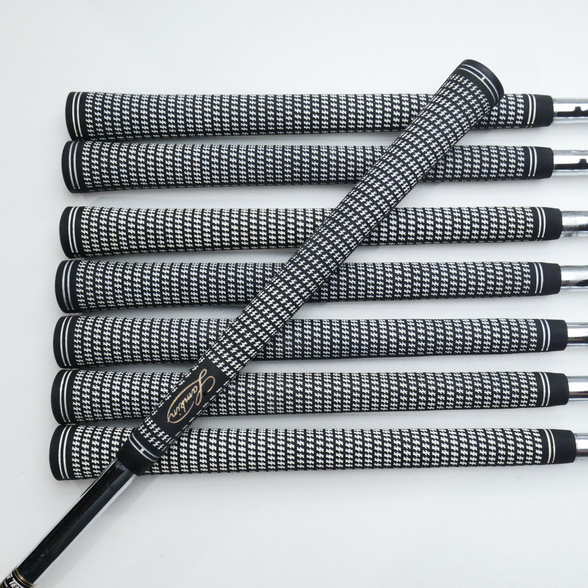 Used Titleist 735.CM Chrome Iron Set / 3 - PW / Stiff Flex