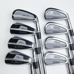 Used Titleist 735.CM Chrome Iron Set / 3 - PW / Stiff Flex