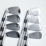 Used Titleist 735.CM Chrome Iron Set / 3 - PW / Stiff Flex