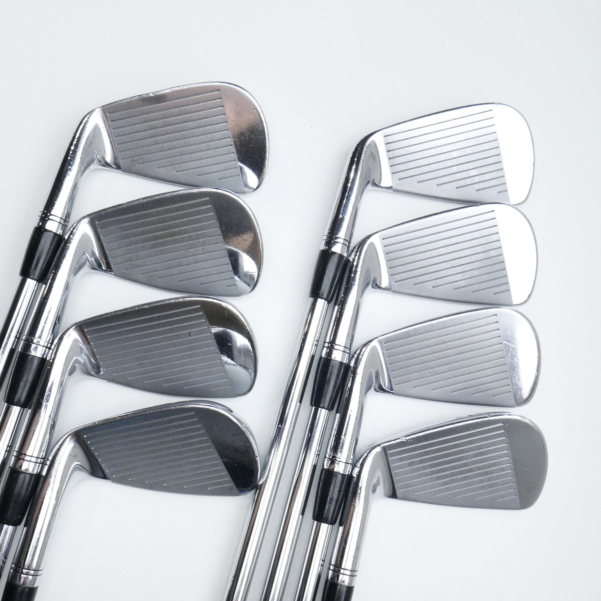 Used Titleist 735.CM Chrome Iron Set / 3 - PW / Stiff Flex