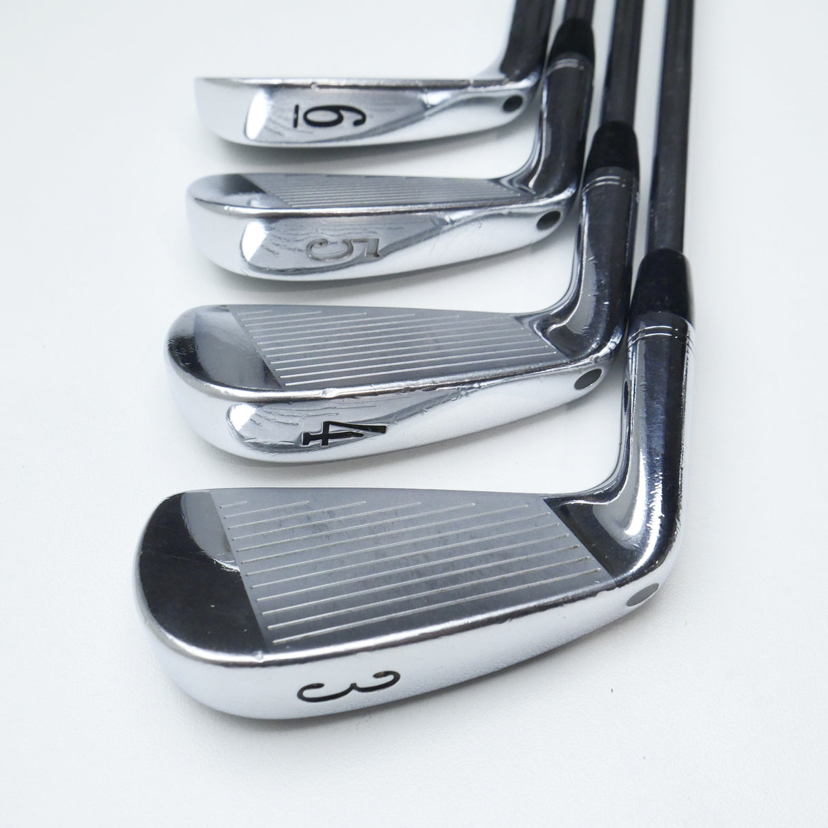 Used Titleist 735.CM Chrome Iron Set / 3 - PW / Stiff Flex