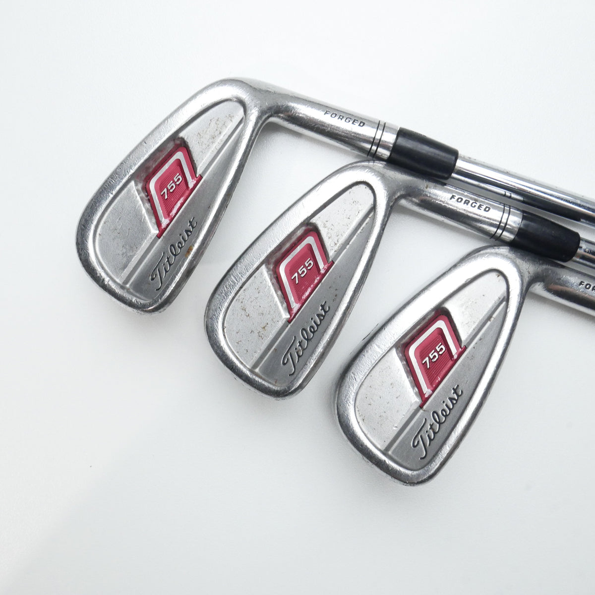 Used Titleist 755 Forged Iron Set / 4 - PW / Stiff Flex