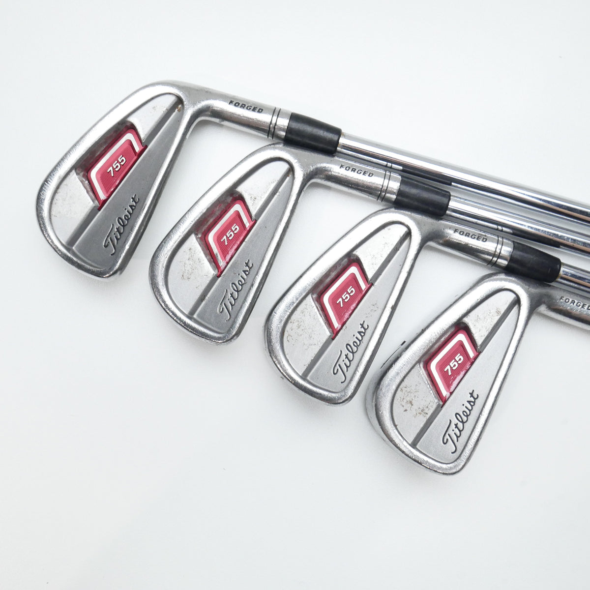 Used Titleist 755 Forged Iron Set / 4 - PW / Stiff Flex