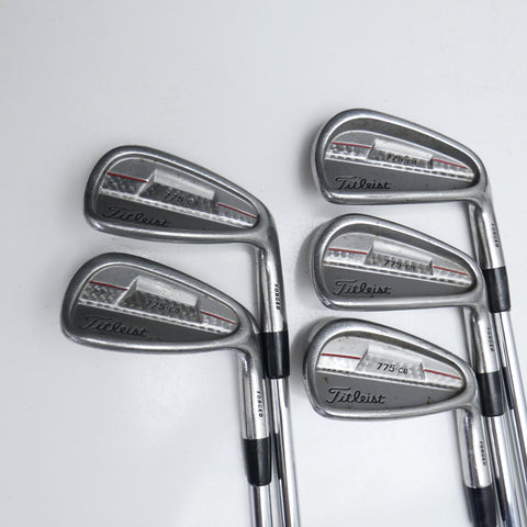 Used Titleist 775.CB Iron Set / 6 - PW / Regular Flex