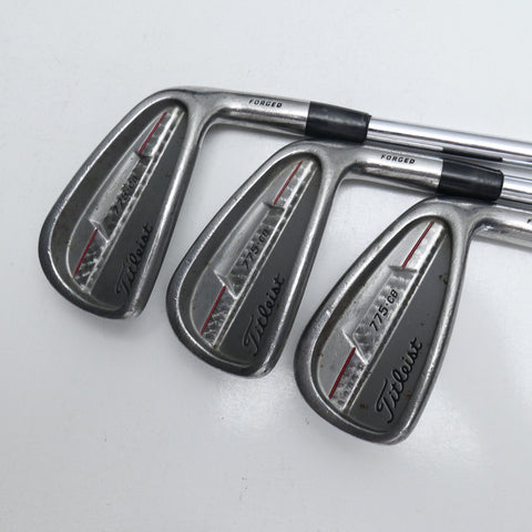Used Titleist 775.CB Iron Set / 6 - PW / Regular Flex