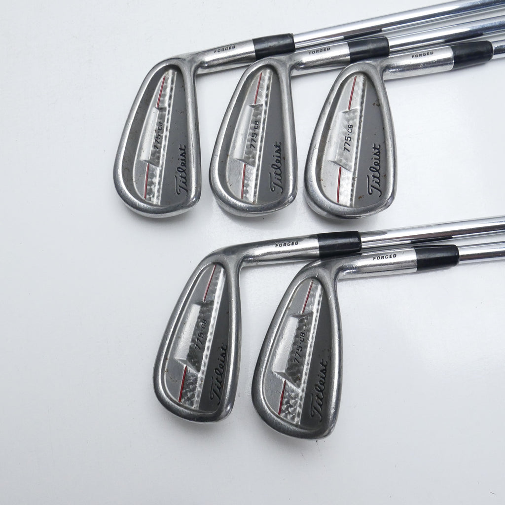 Used Titleist 775.CB Iron Set / 6 - PW / Regular Flex