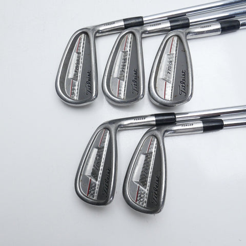 Used Titleist 775.CB Iron Set / 6 - PW / Regular Flex