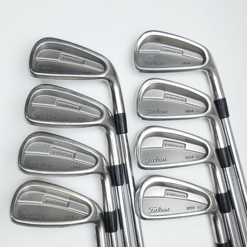 Used Titleist 804.OS Iron Set / 3 - PW / Regular Flex