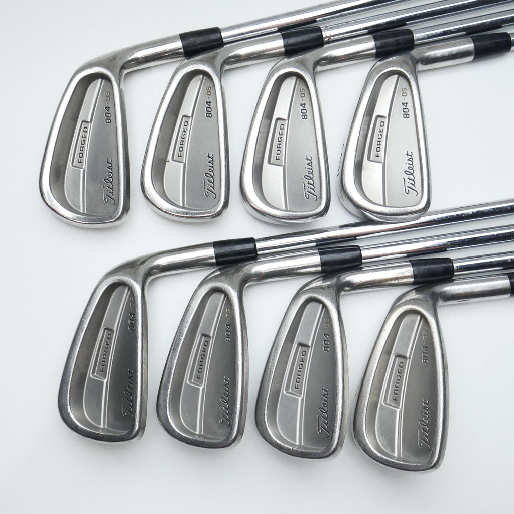 Used Titleist 804.OS Iron Set / 3 - PW / Regular Flex
