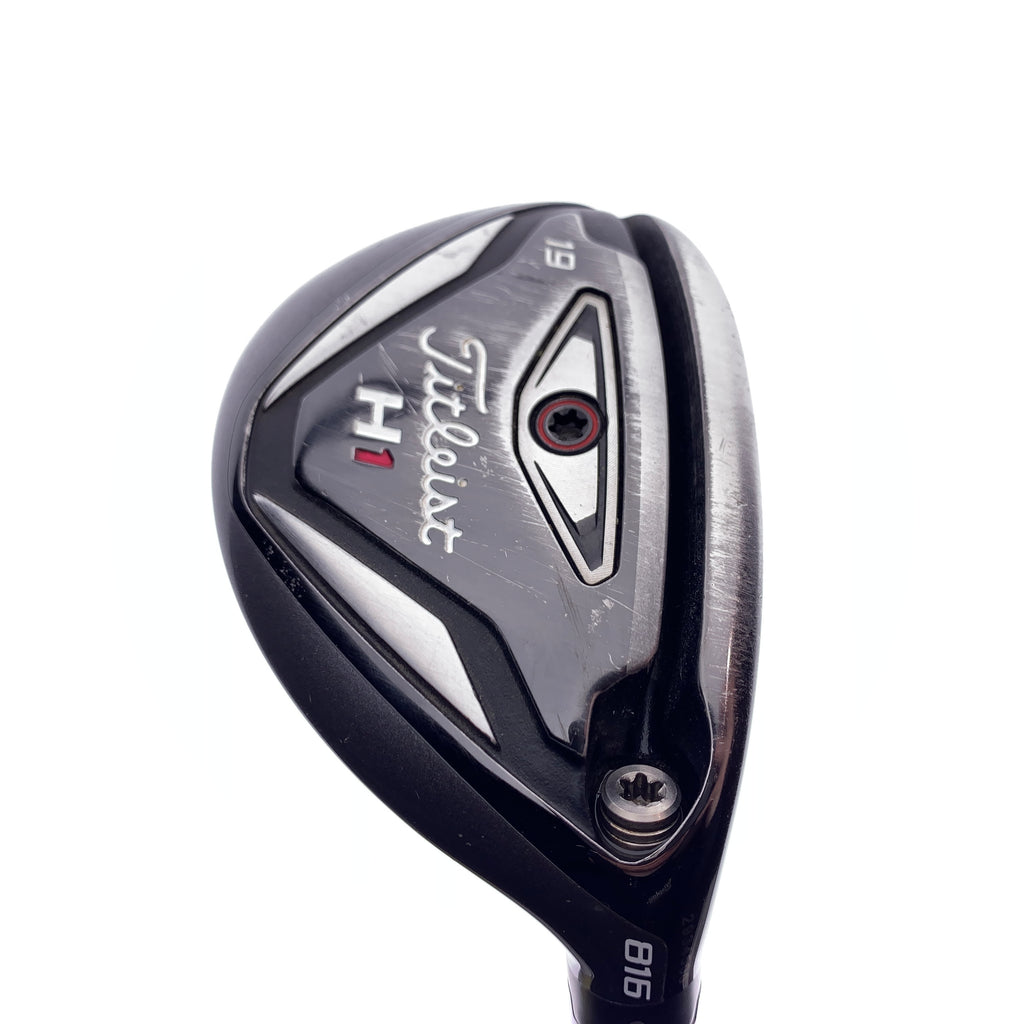 Used Titleist 816 H1 3 Hybrid / 19 Degrees / Regular Flex