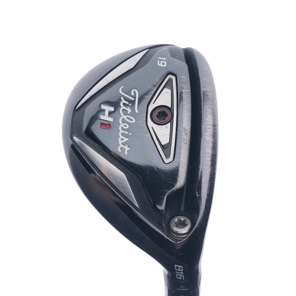 Used Titleist 816 H1 3 Hybrid / 19.0 Degrees / Stiff Flex