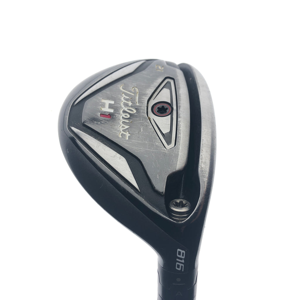 Used Titleist 816 H1 4 Hybrid / 21 Degrees / Stiff Flex