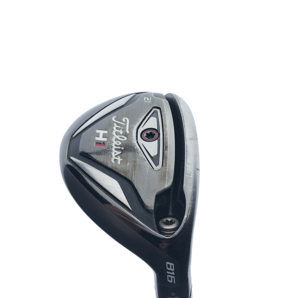 Used Titleist 816 H1 4 Hybrid / 21.0 Degrees / Stiff Flex