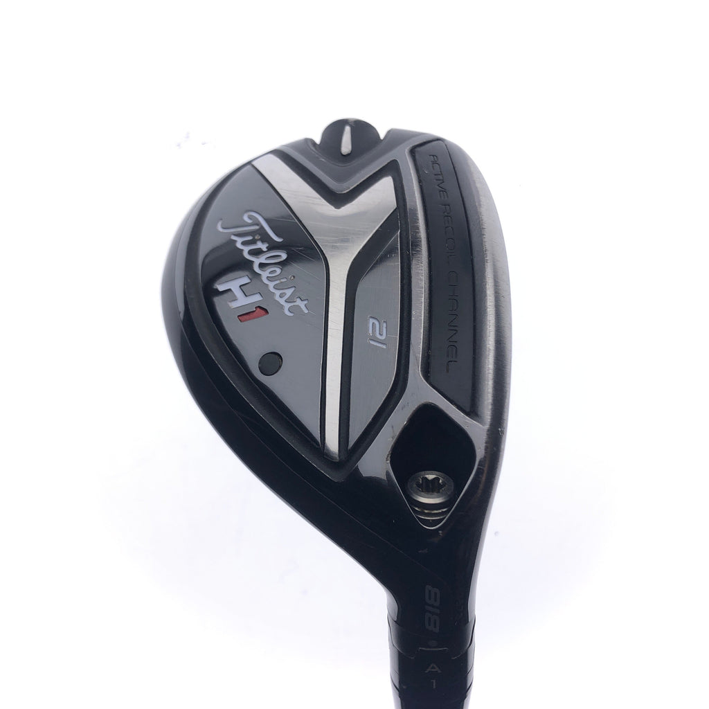 Used Titleist 818 H1 3 Hybrid / 21 Degrees / Regular Flex