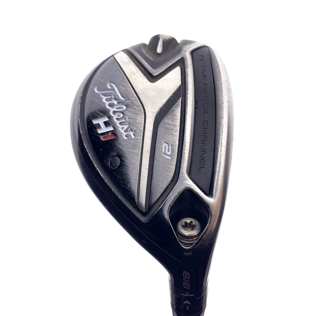 Used Titleist 818 H1 4 Hybrid / 21 Degrees / Regular Flex