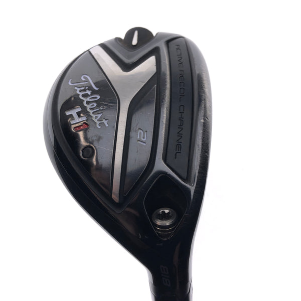 Used Titleist 818 H1 4 Hybrid / 21 Degrees / Regular Flex