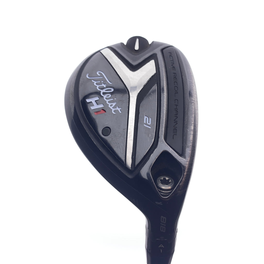Used Titleist 818 H1 4 Hybrid / 21.0 Degrees / Stiff Flex