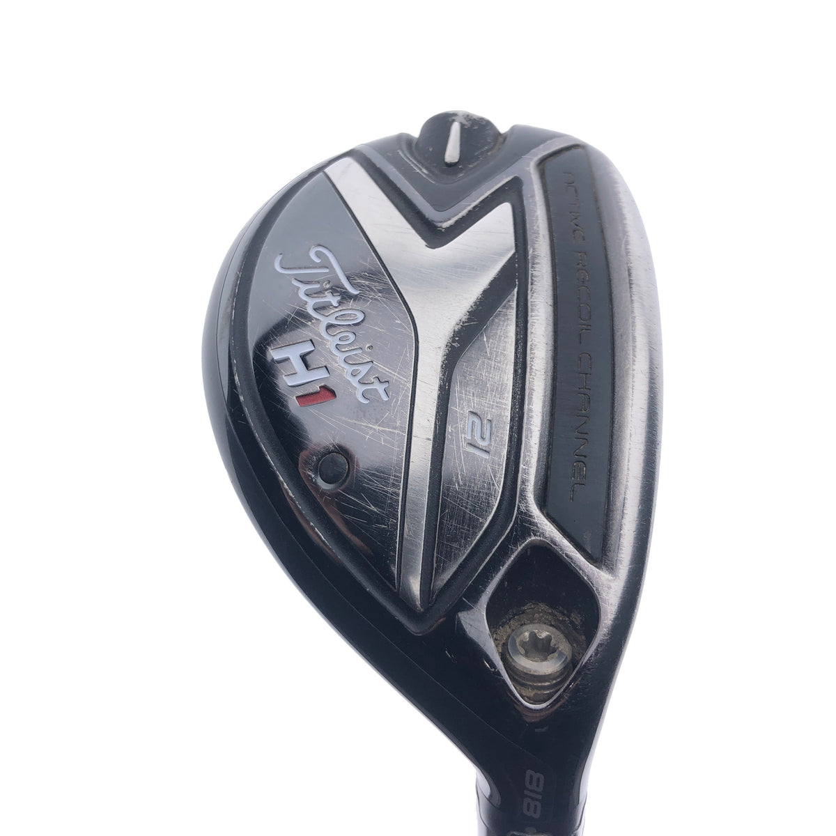 Used Titleist 818 H1 4 Hybrid / 21.0 Degrees / Stiff Flex