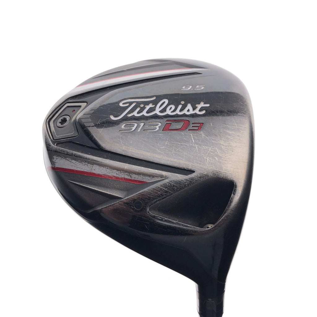 Used Titleist 913 D3 Driver / 9.5 Degrees / Stiff Flex