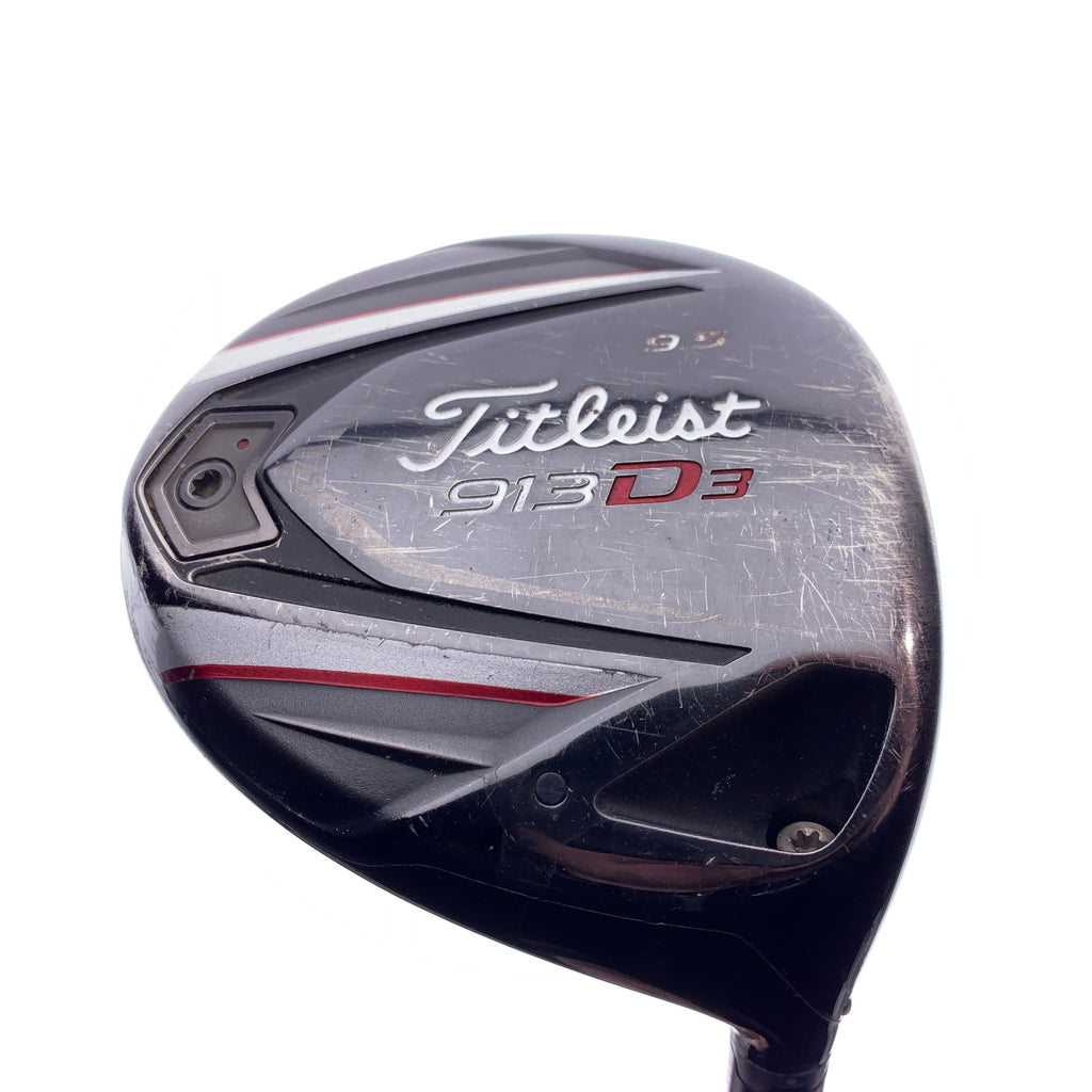 Used Titleist 913 D3 Driver / 9.5 Degrees / Stiff Flex
