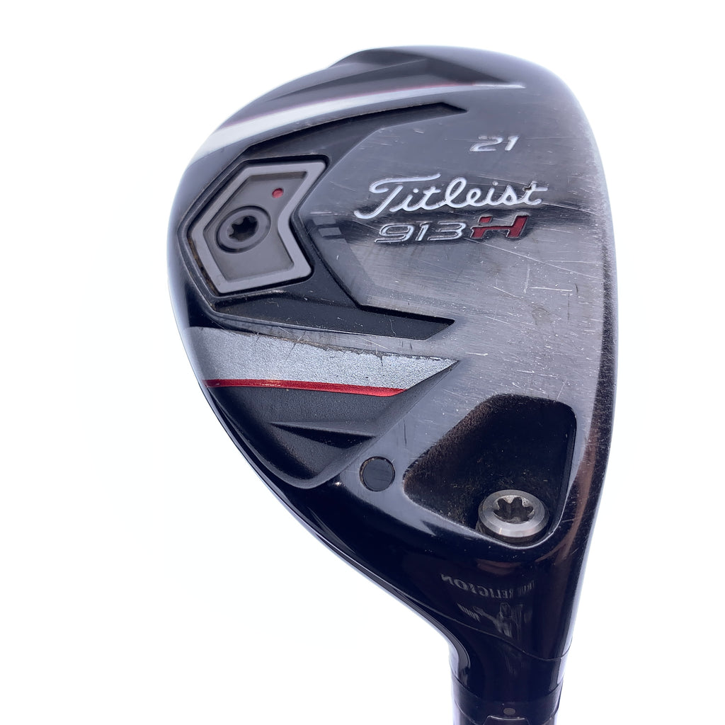 Used Titleist 913 H 4 Hybrid / 21.0 Degrees / Regular Flex