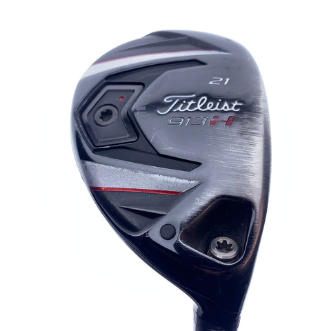 Used Titleist 913 H 4 Hybrid / 21.0 Degrees / Regular Flex