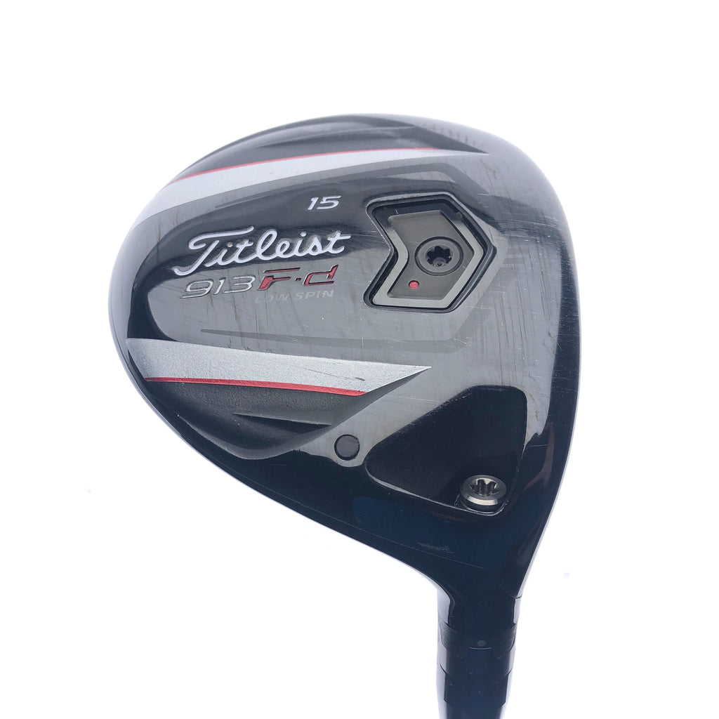Used Titleist 913F-D 3 Fairway Wood / 15 Degrees / Stiff Flex