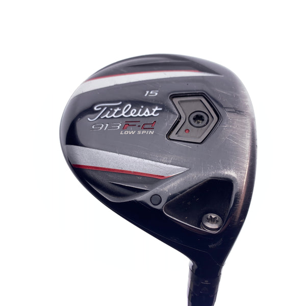 Used Titleist 913F-D 3 Fairway Wood / 15 Degrees / Stiff Flex