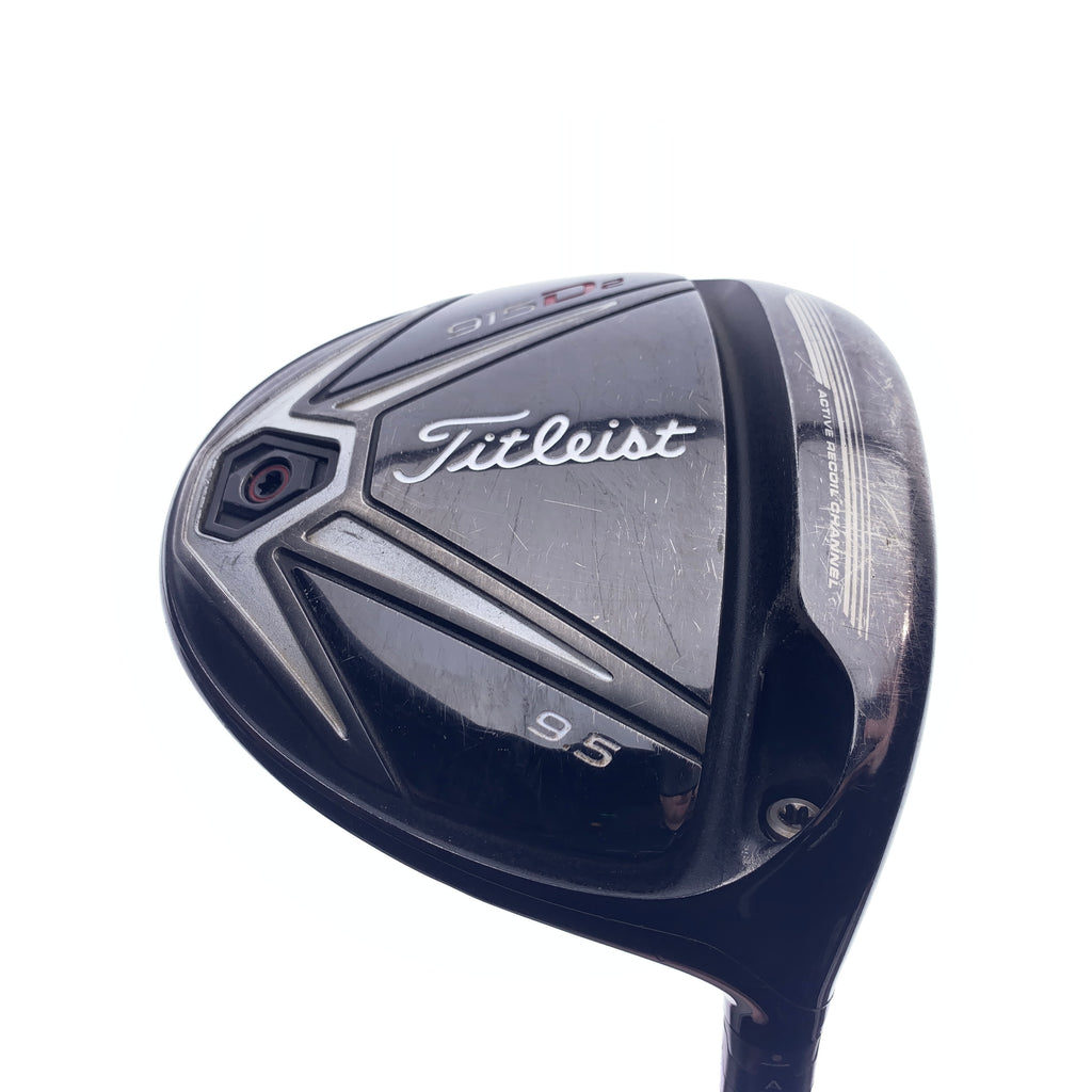 Used Titleist 915 D2 Driver / 9.5 Degrees / Stiff Flex