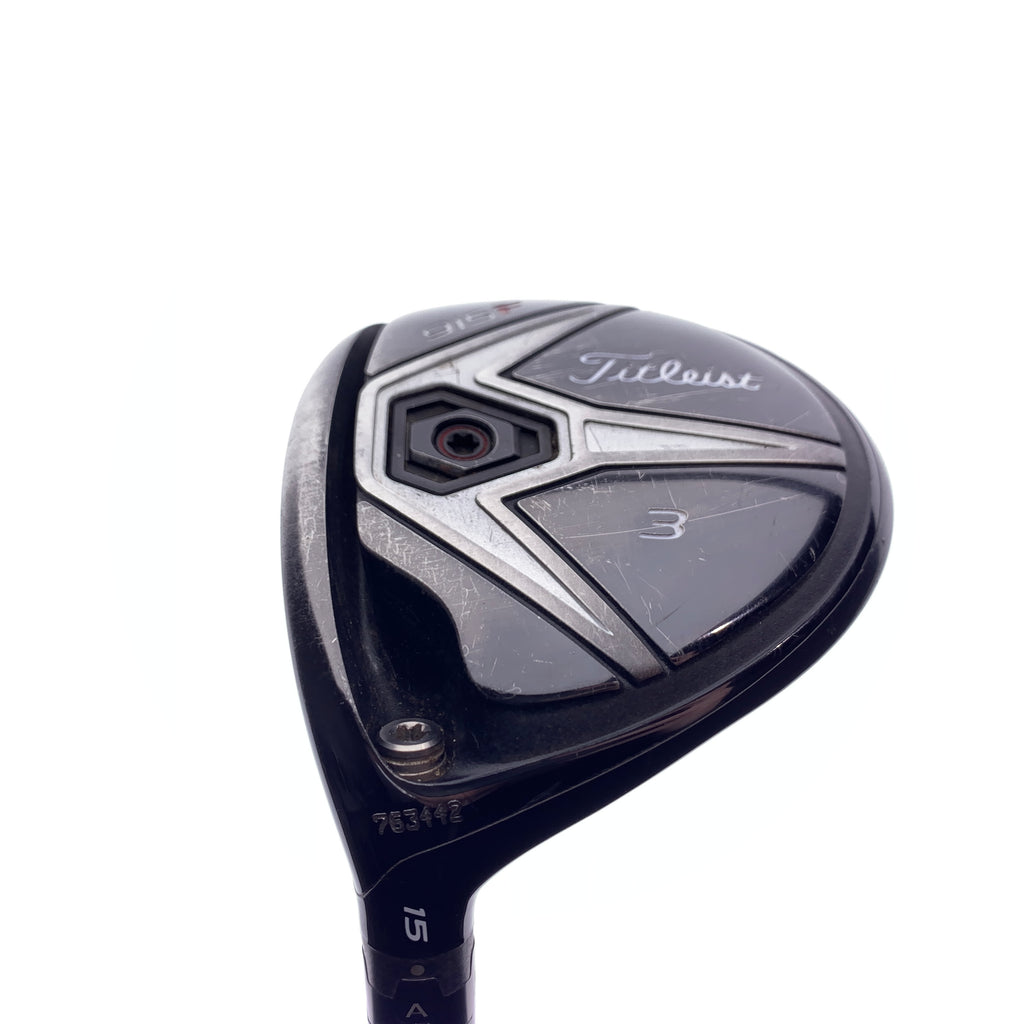Used Titleist 915 F 3 Fairway Wood / 15 Degrees / Stiff Flex / Left-Handed