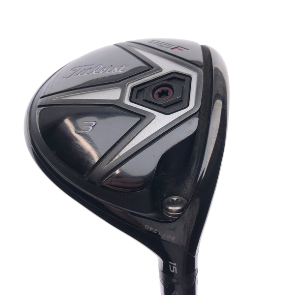 Used Titleist 915 F 3 Fairway Wood / 15 Degrees / Stiff Flex