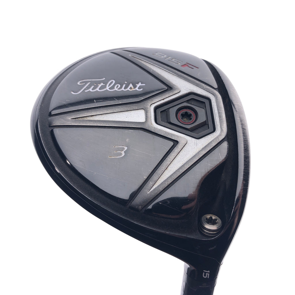 Used Titleist 915 F 3 Fairway Wood / 15 Degrees / Stiff Flex