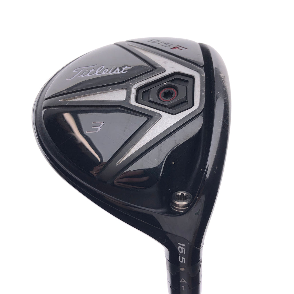 Used Titleist 915 F 3 HL Fairway Wood / 16.5 Degrees / Stiff Flex
