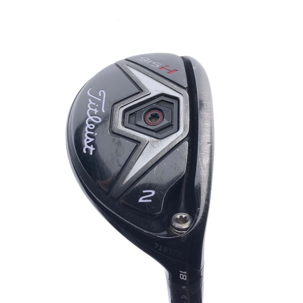 Used Titleist 915 H 2 Hybrid / 18.0 Degrees / Stiff Flex