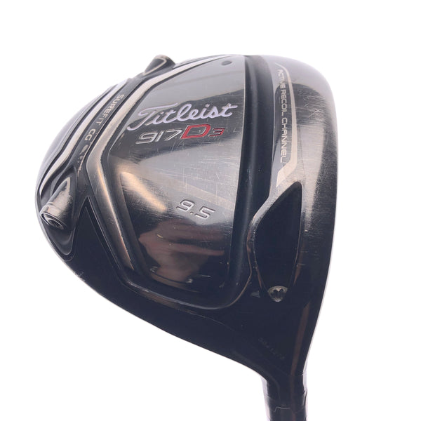 Used Titleist 917 D3 Driver / 9.5 Degrees / Stiff Flex