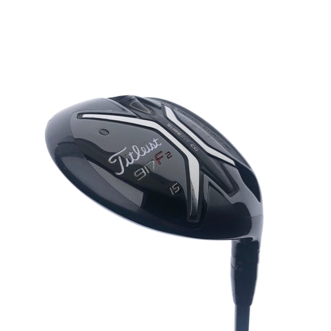 Used Titleist 917 F2 3 Fairway Wood / 15 Degrees / Stiff Flex