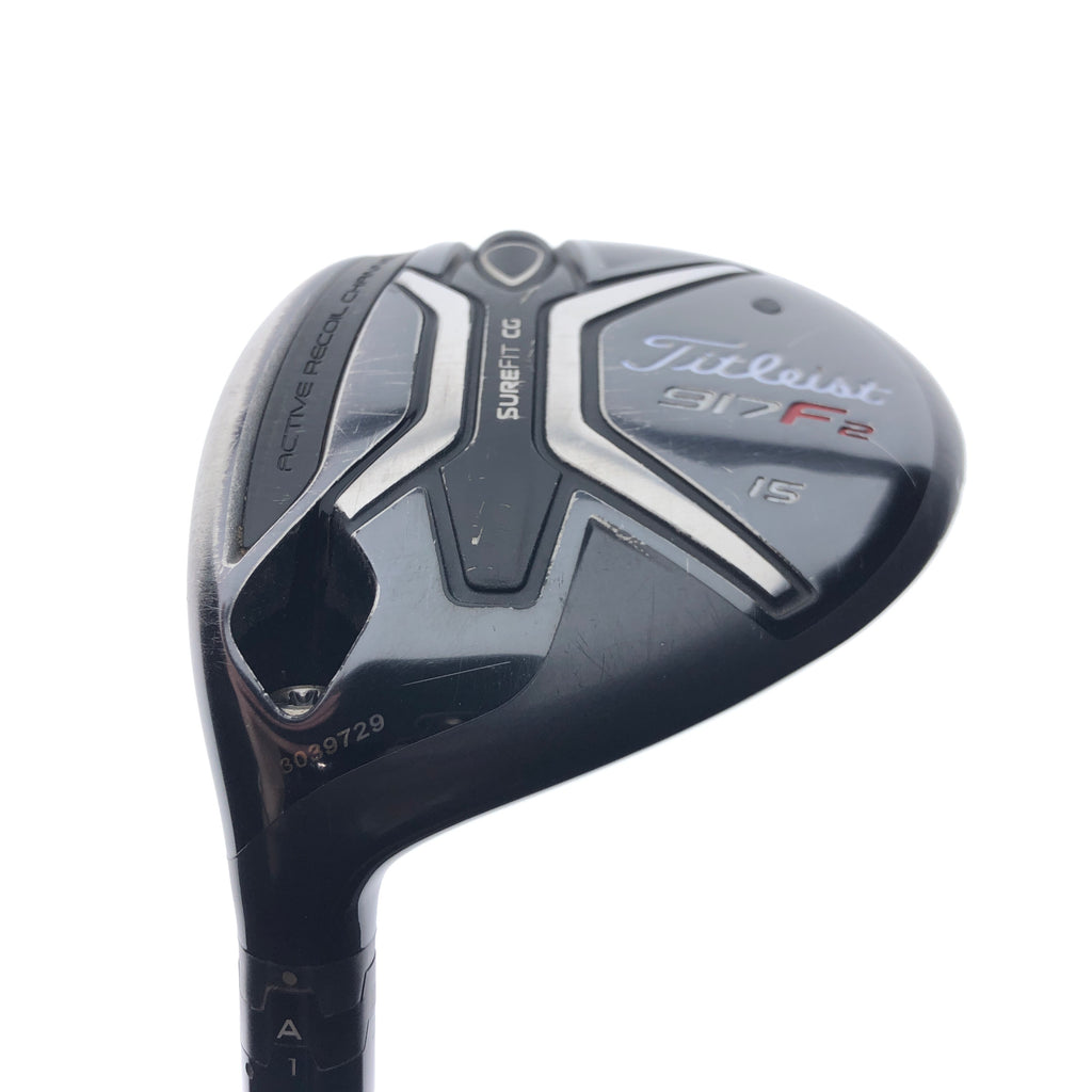 Used Titleist 917 F2 3 Fairway Wood / 15 Degrees / Stiff Flex / Left-Handed