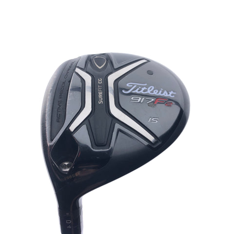 Used Titleist 917 F2 3 Fairway Wood / 15 Degrees / Stiff Flex / Left-Handed