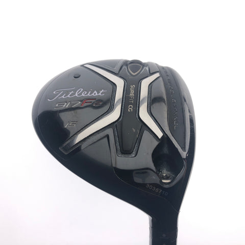 Used Titleist 917 F2 3 Fairway Wood / 15 Degrees / Stiff Flex