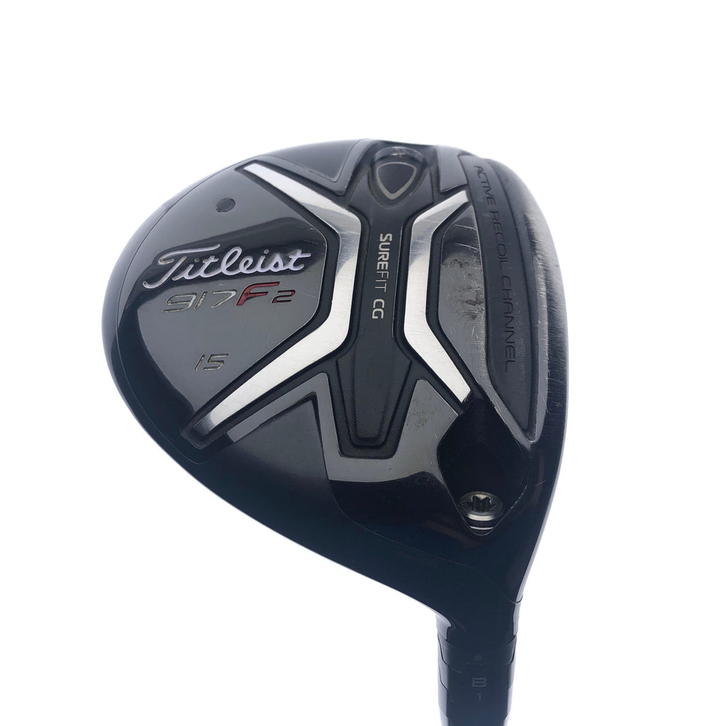 Used Titleist 917 F2 3 Fairway Wood / 15 Degrees / Stiff Flex